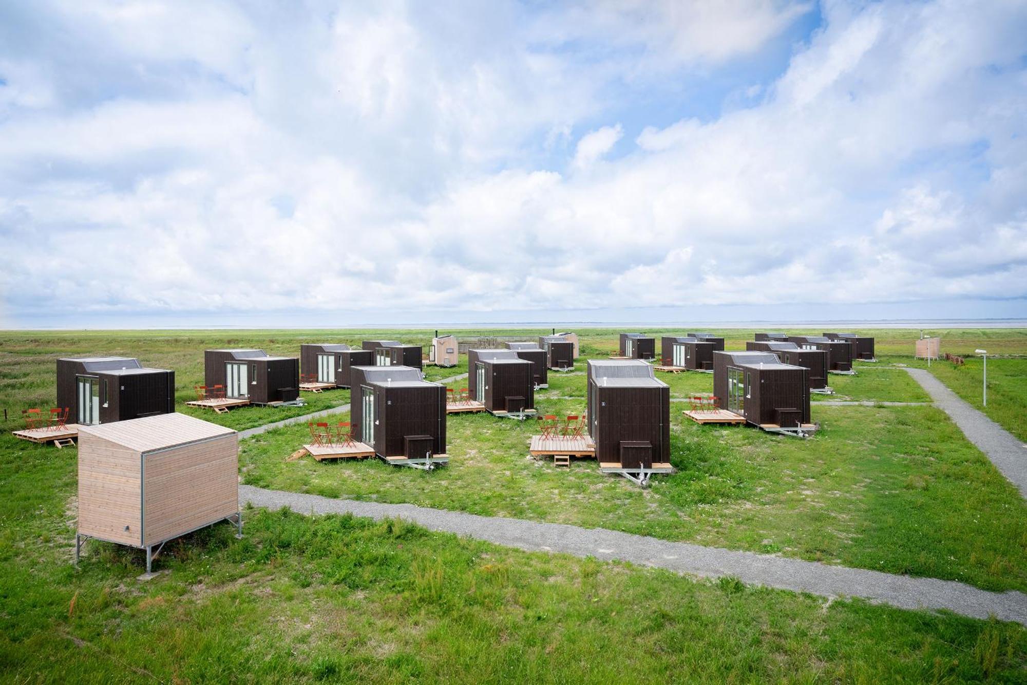 Tiny House Pioneer 18 Zur Meerseite - Green Tiny Village Harlesiel Carolinensiel Ngoại thất bức ảnh