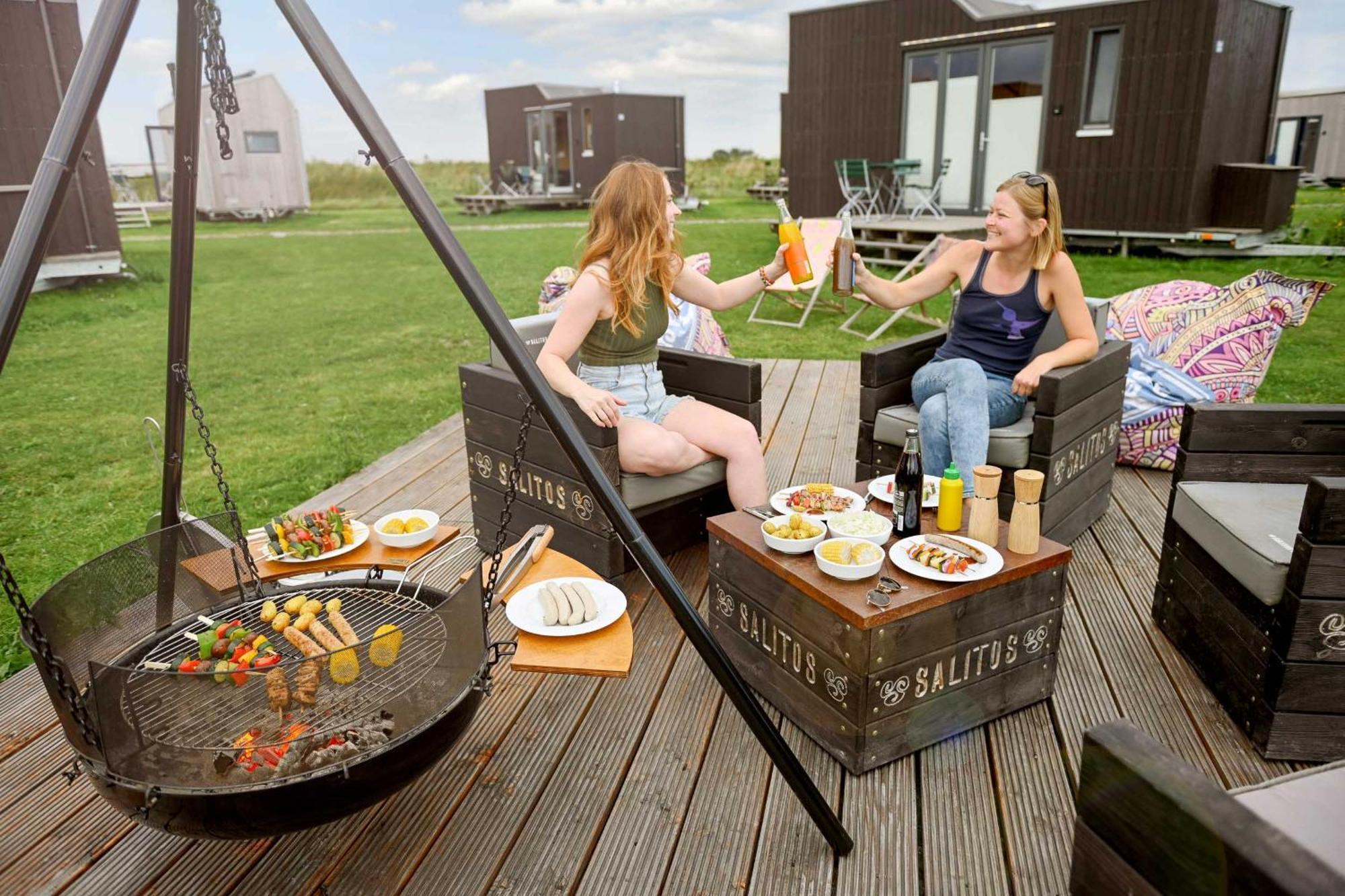Tiny House Pioneer 18 Zur Meerseite - Green Tiny Village Harlesiel Carolinensiel Ngoại thất bức ảnh